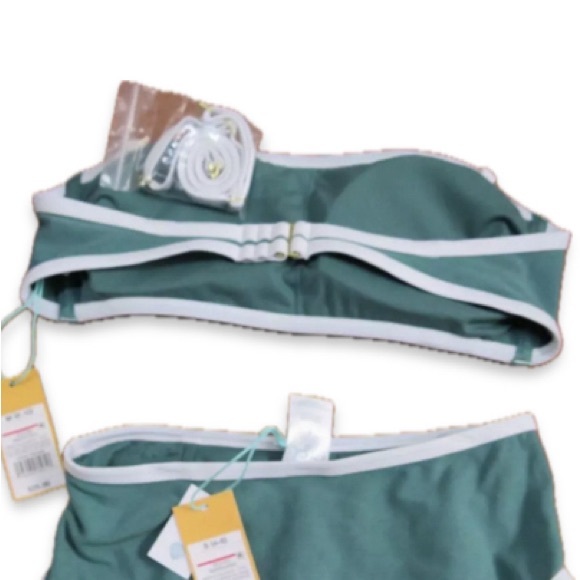 NWT [Kona Sol] Bandeau Swimsuit Structure Swim Convertible TOP Womens XS-1X D/DD - Picture 10 of 12